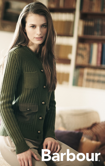 barbour cardigan womens