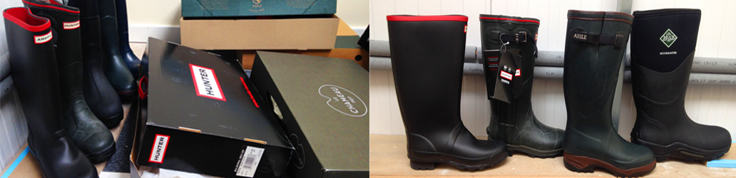 crane neoprene wellies