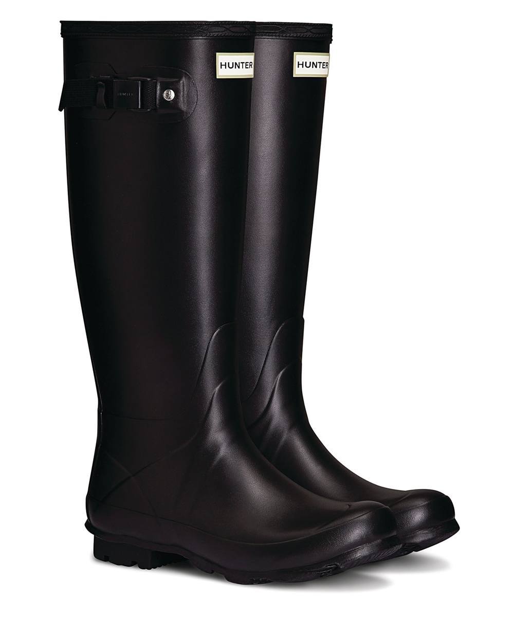 black mens hunter wellies