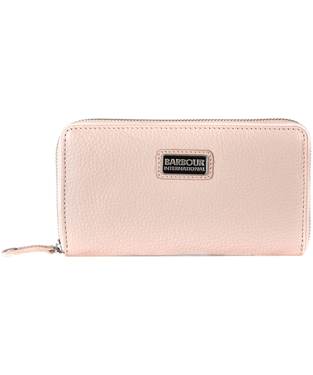 Barbour International Pink Leather Purse