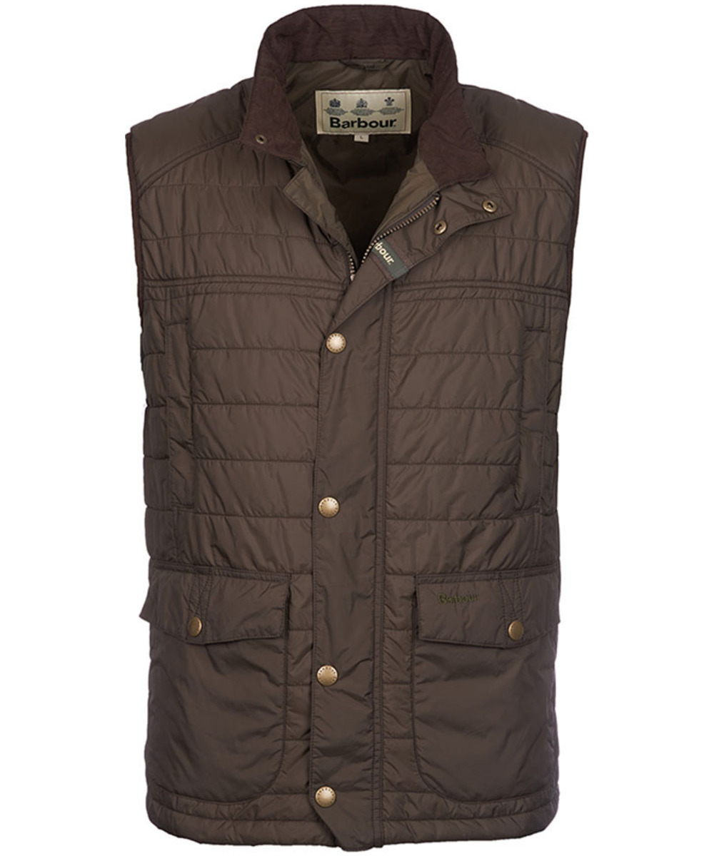 Brown Men's Barbour Explorer Baffle Gilet