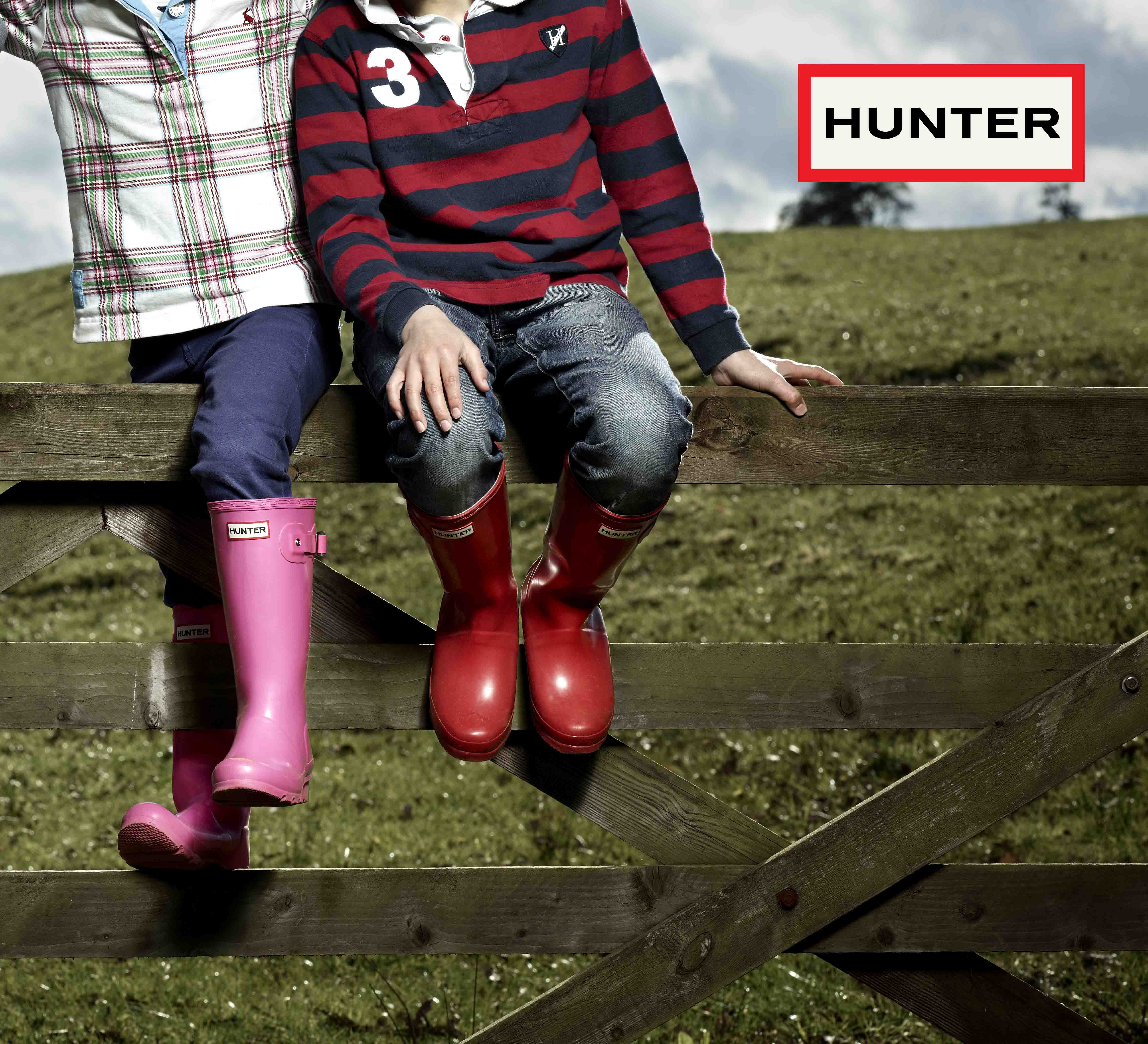 kids tall hunter boots