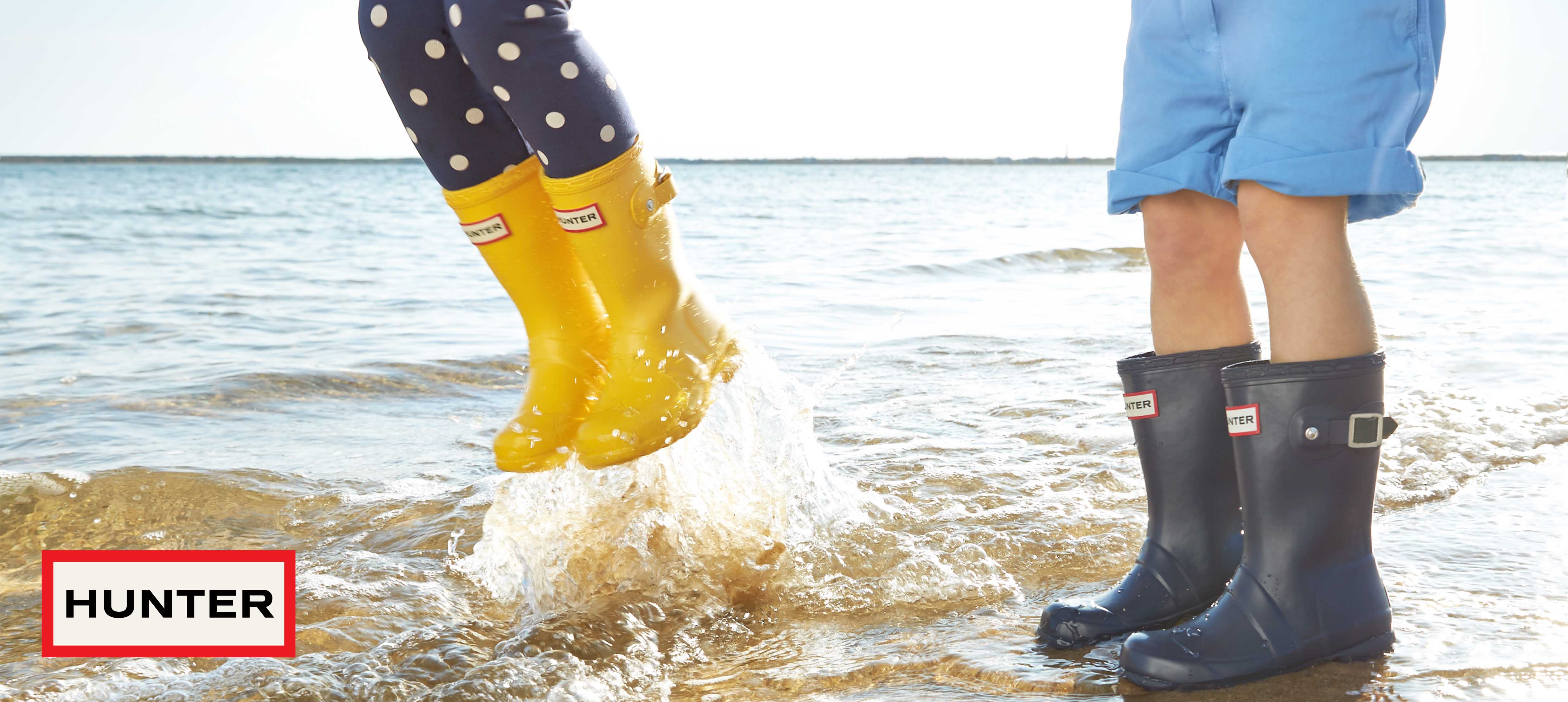 childrens pull on wellies