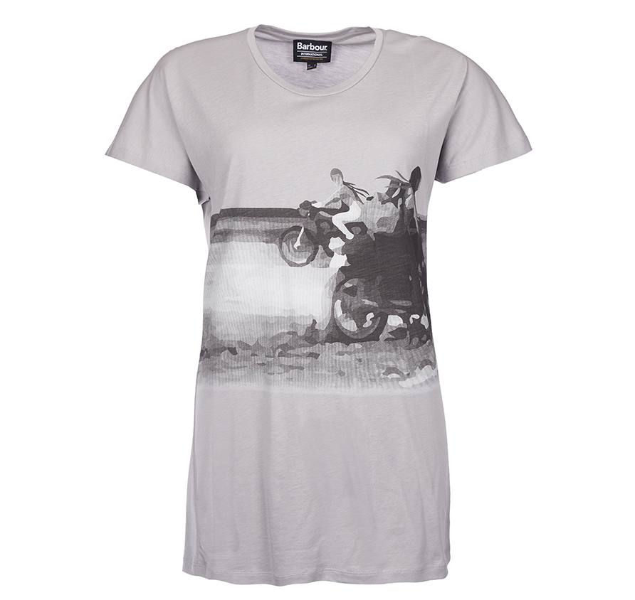 Grey Barbour International Hairpin Tour T-Shirt