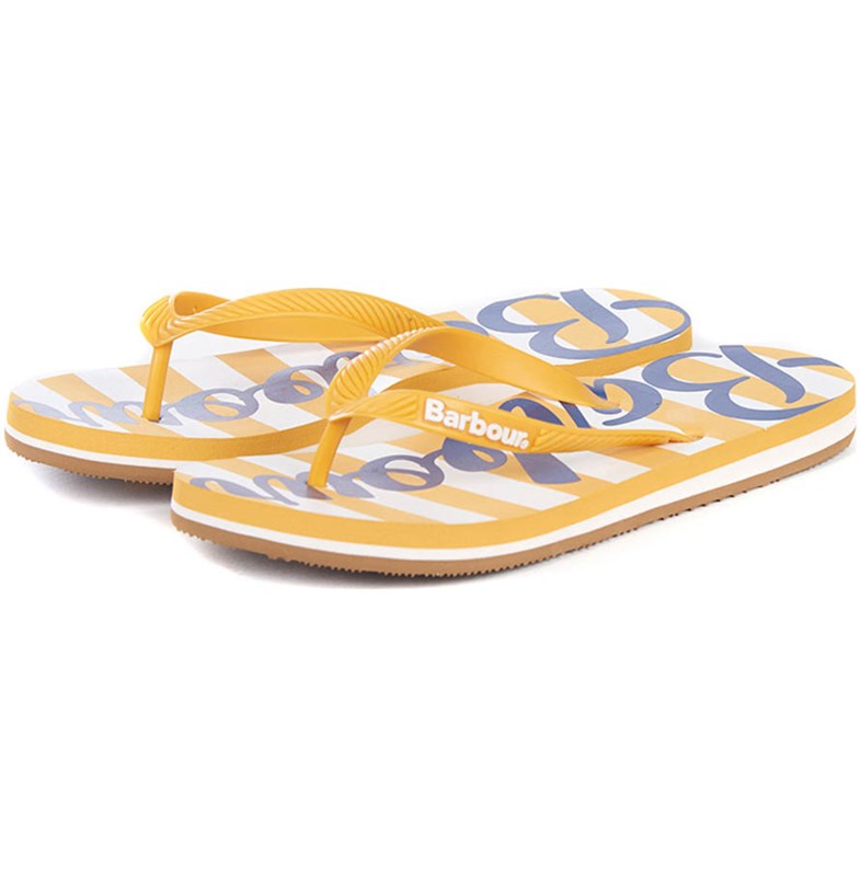 mens barbour flip flops