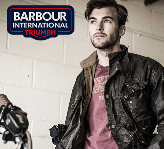 triumph barbour motorcycle jacket