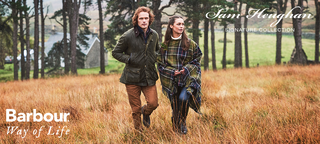 The new Barbour x Sam Heughan clothing 