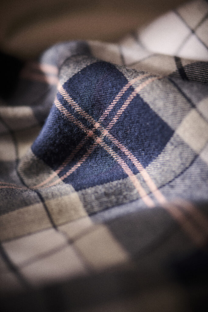 navy blue dress for baby girl Women's Barbour Winter Tartan Checked Blue Black Wool Dress US8/M main image 1
