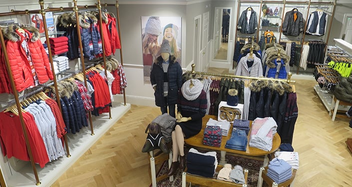 barbour clothing shop