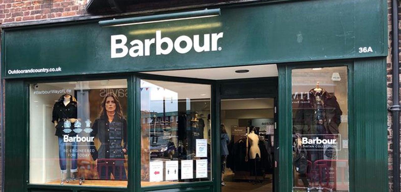 barbour shopping